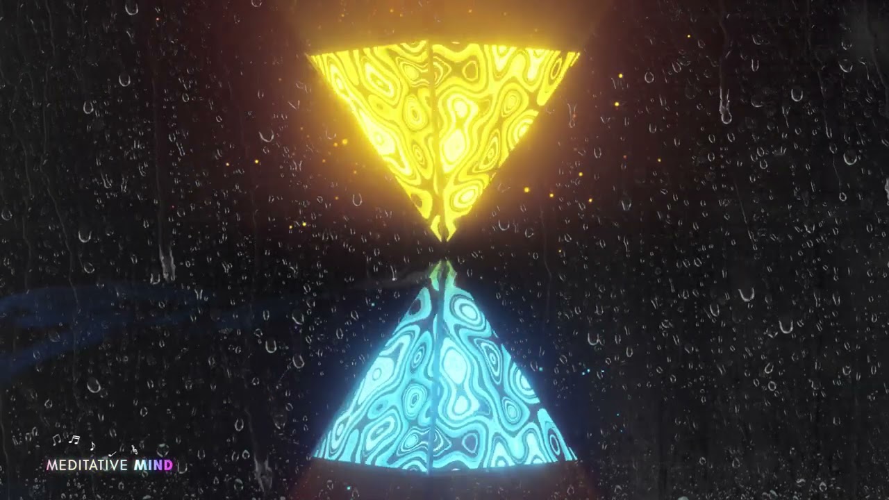 555Hz + 639Hz + Rain ⬖ Healing Pyramids ⬖ Attract Love and Positive Energy ⬖ Negative Emotions Gone