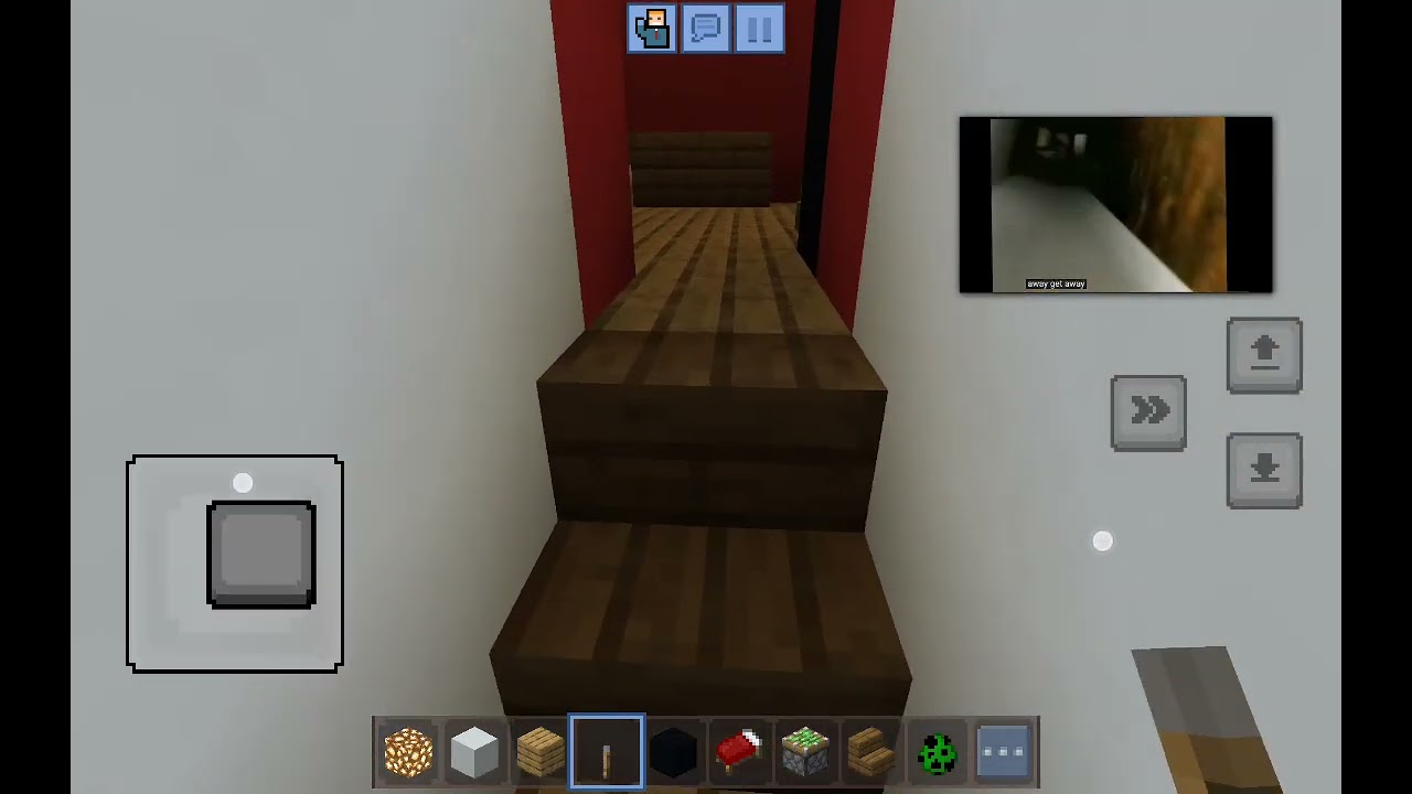 Backrooms Found Footage 3 Chase Scene But it Minecraft (LOUD WARNING!)