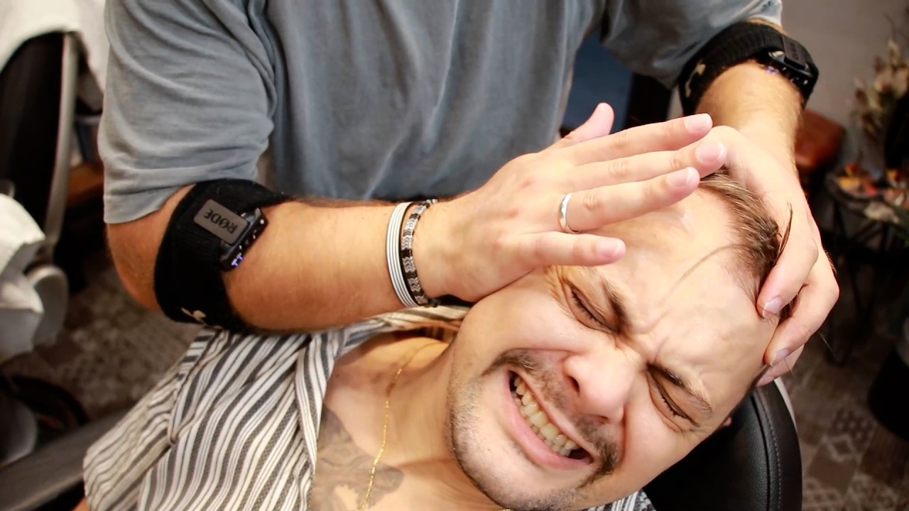 USEFUL  Massage Asmr In Real Barber Shop | Turkish Barber Head Massage
