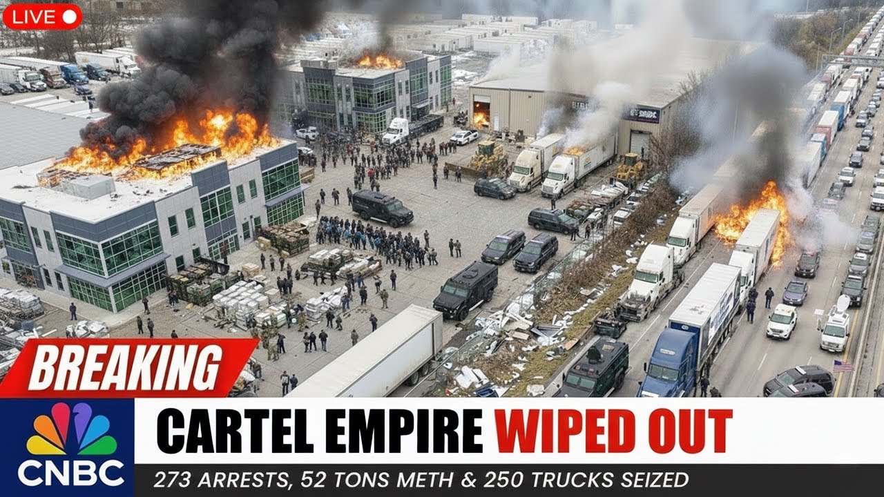 1 MIN AGO: FBI & DEA TAKE DOWN Cartel Trucking Empire — 273 ARRESTED and 52 Tons of Meth SEIZED