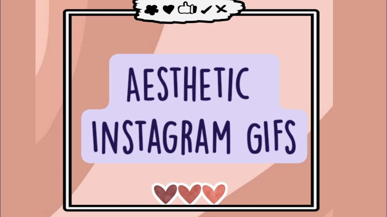 6 BEST AESTHETIC GIFS/STICKERS FOR INSTAGRAM STORIES ♡☆♧