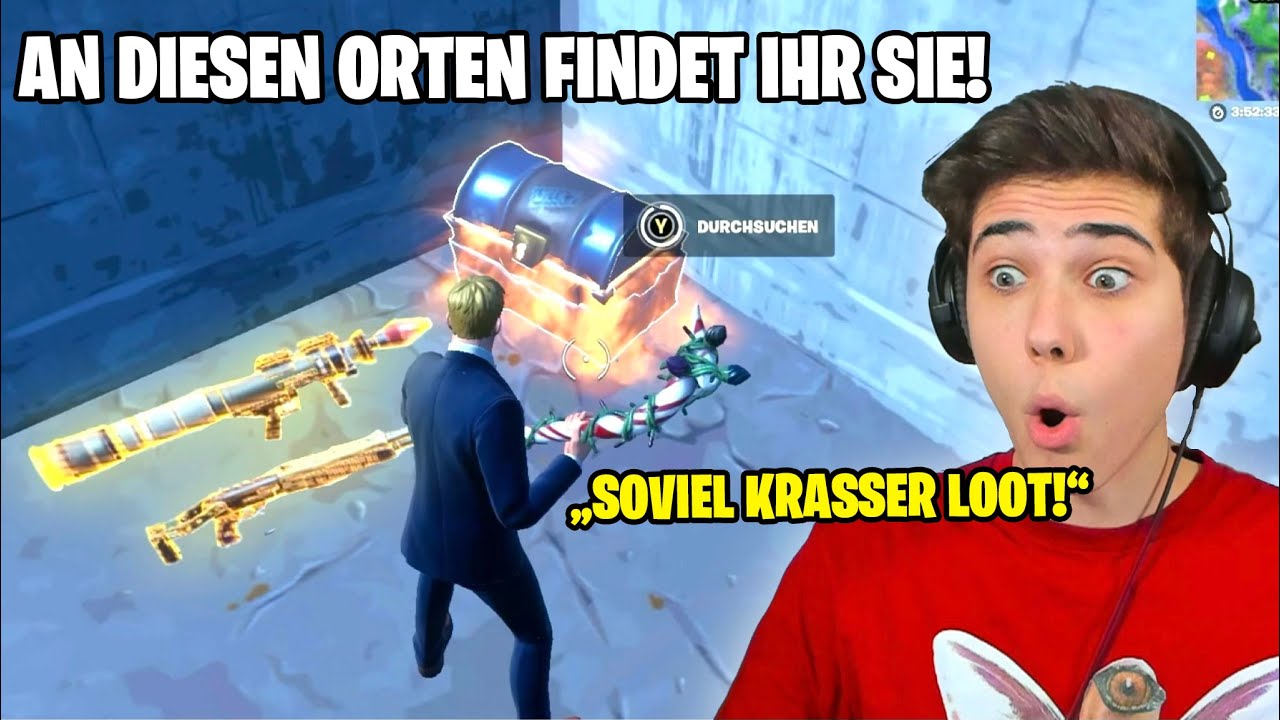 Alle Orte wo die NEUE BUNKER KISTE ist + Streamer gekillt!