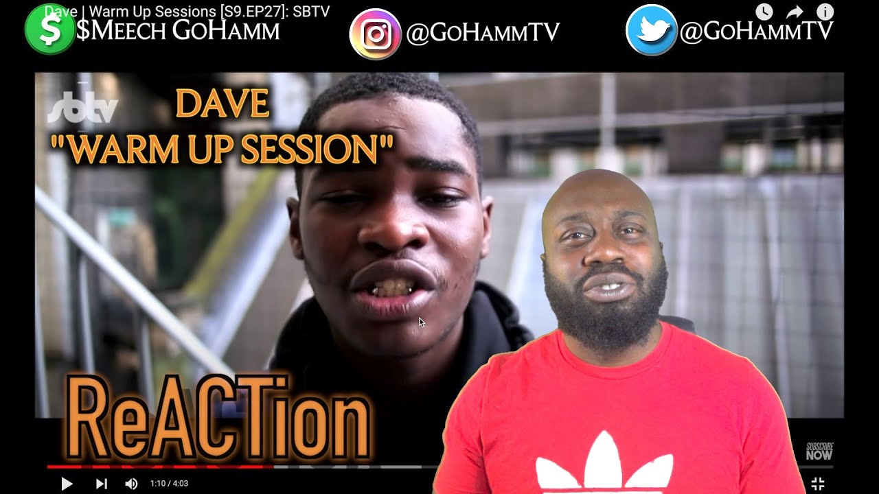 American Reacts | Dave - Warm Up Sessions [GoHammTV]