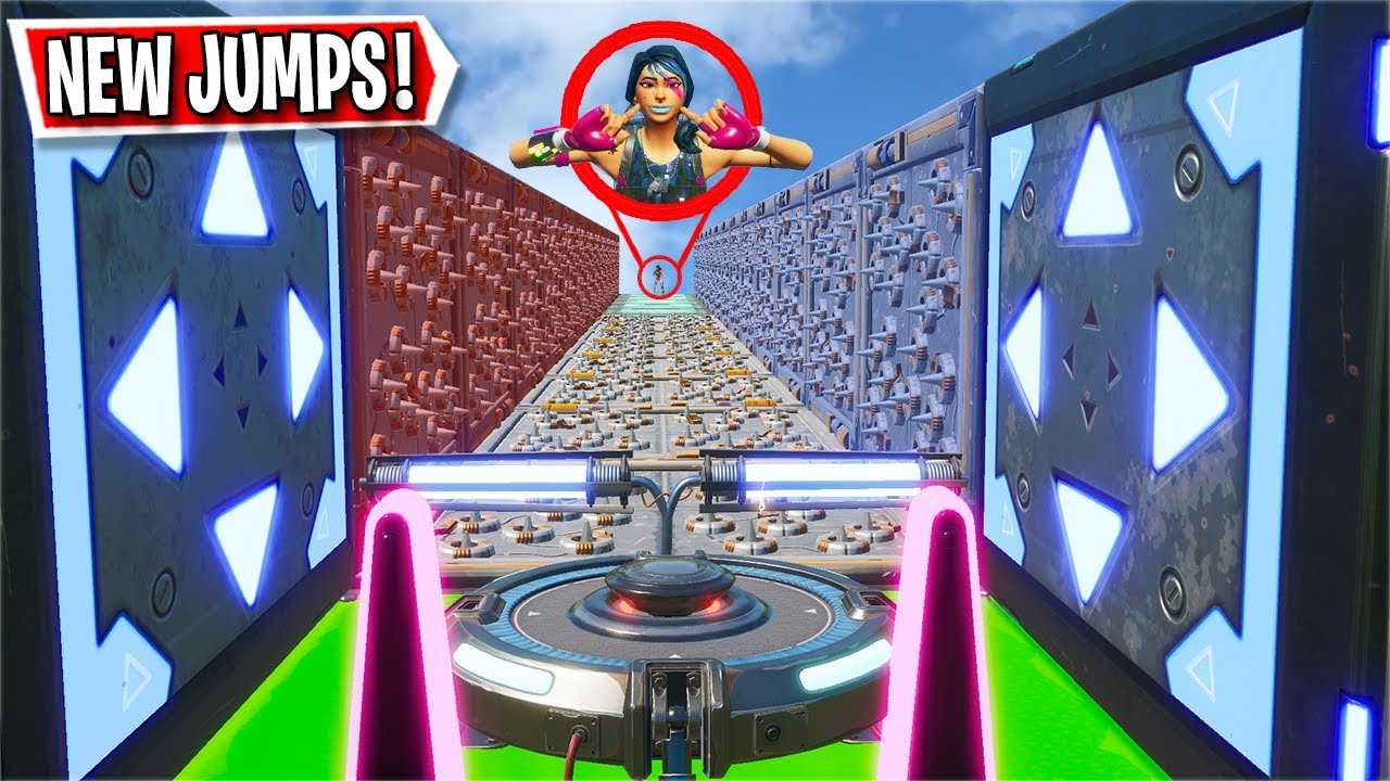 This 50 Level AciDicBliTzz Deathrun has NEW Jumps! (Fortnite Creative)