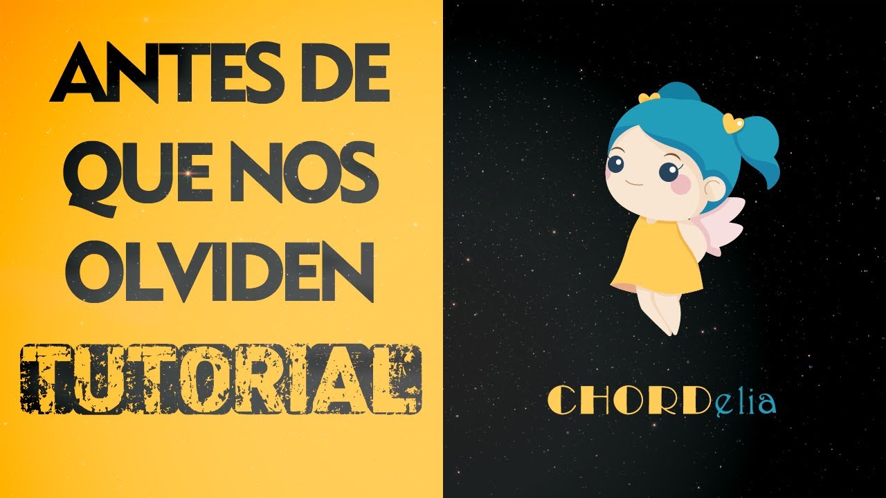 ANTES DE QUE NOS OLVIDEN - CAIFANES ⭐️ guitarra | tutorial | acordes | tab 🟡 CHORDelia