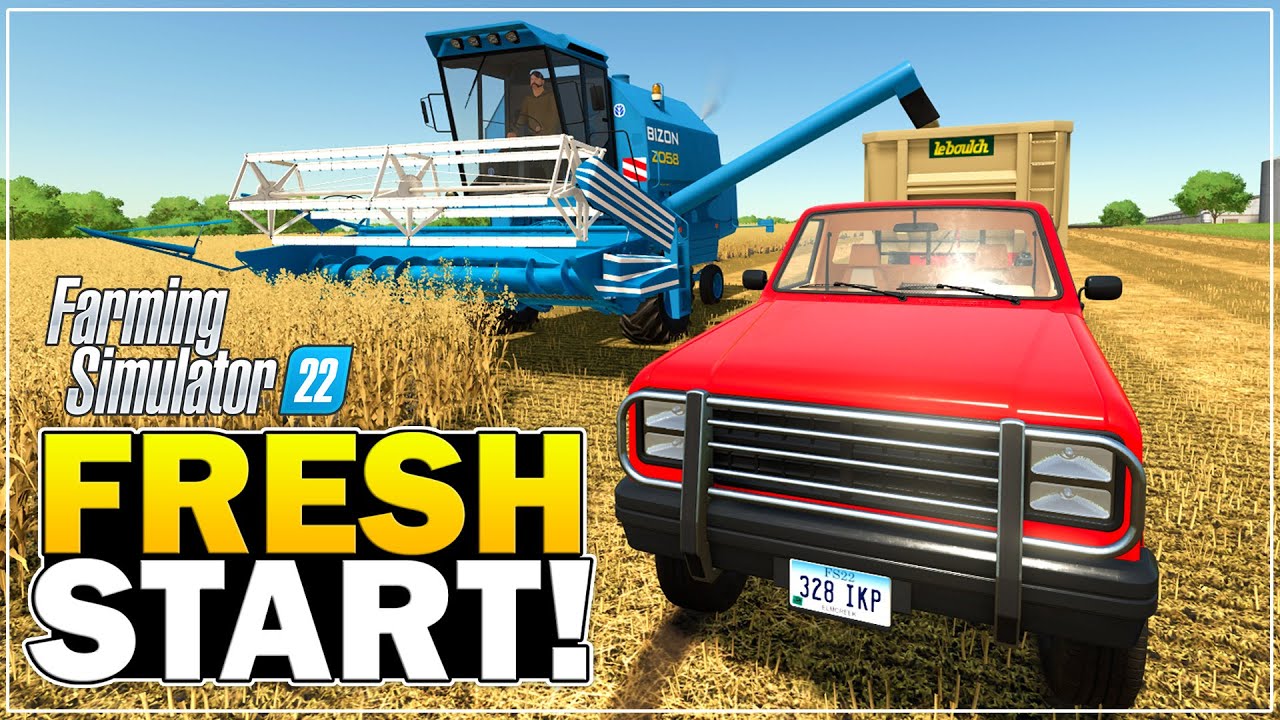 STARTING A FRESH FARM - Hard Mode - FS22 - Episode 1