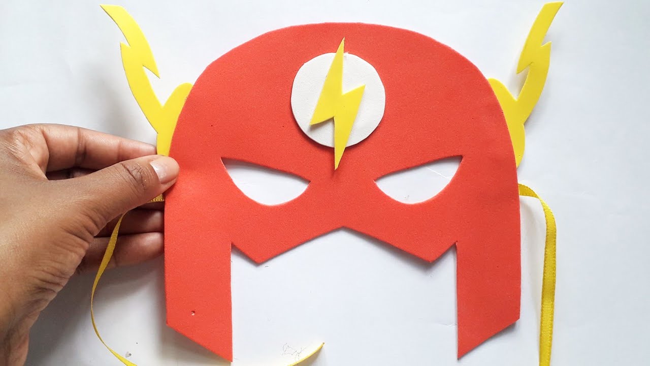 Como fazer Máscara do FLASH ❤ Hellen Chagas