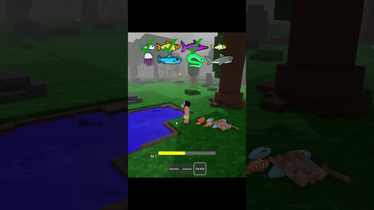 Fishing For All Fish In 99 Nights In The Forest