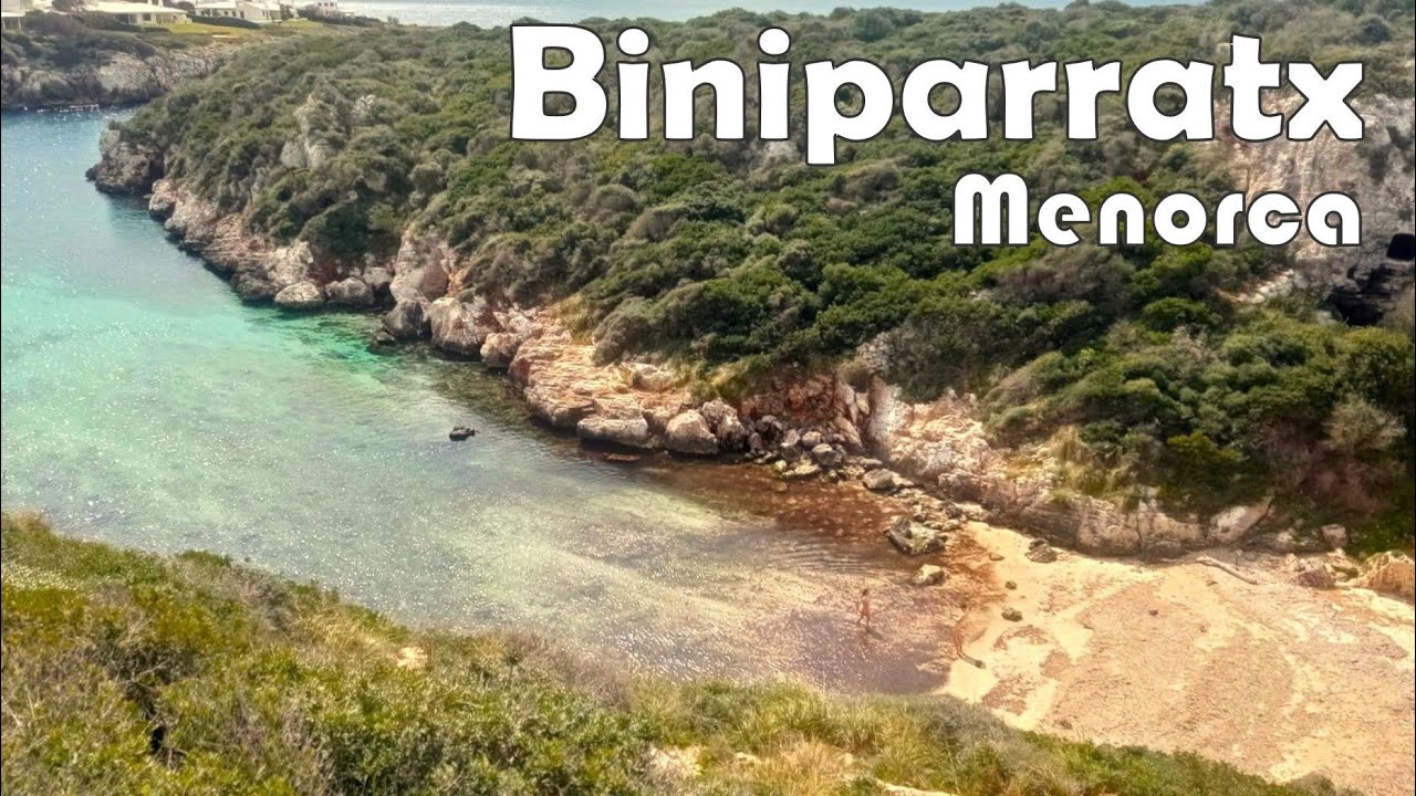 Hidden virgin cove in the south of Menorca, near Mah&oacute;n and Sant Clemente: Biniparratx Beach