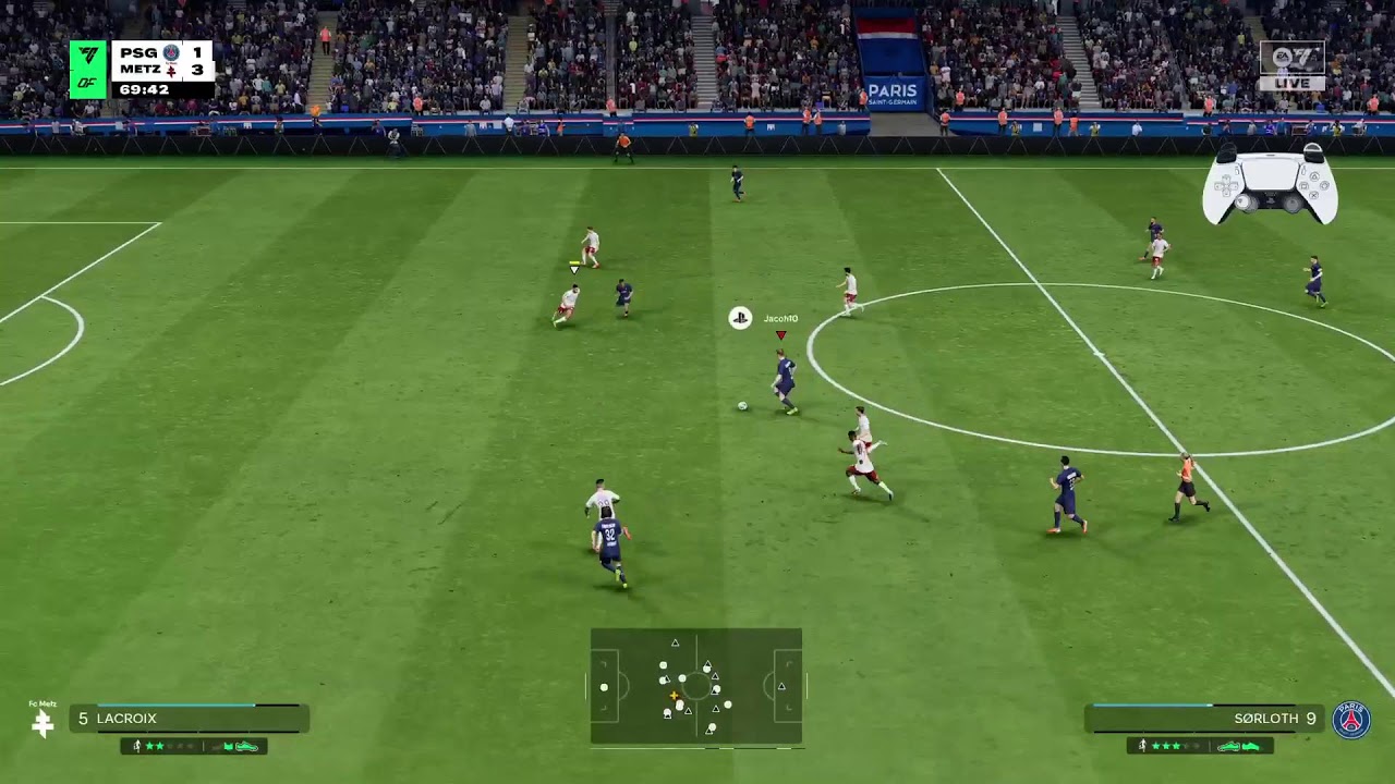 PSG VS Metz - Coppa Di Lega - Ritorno - Preliminare