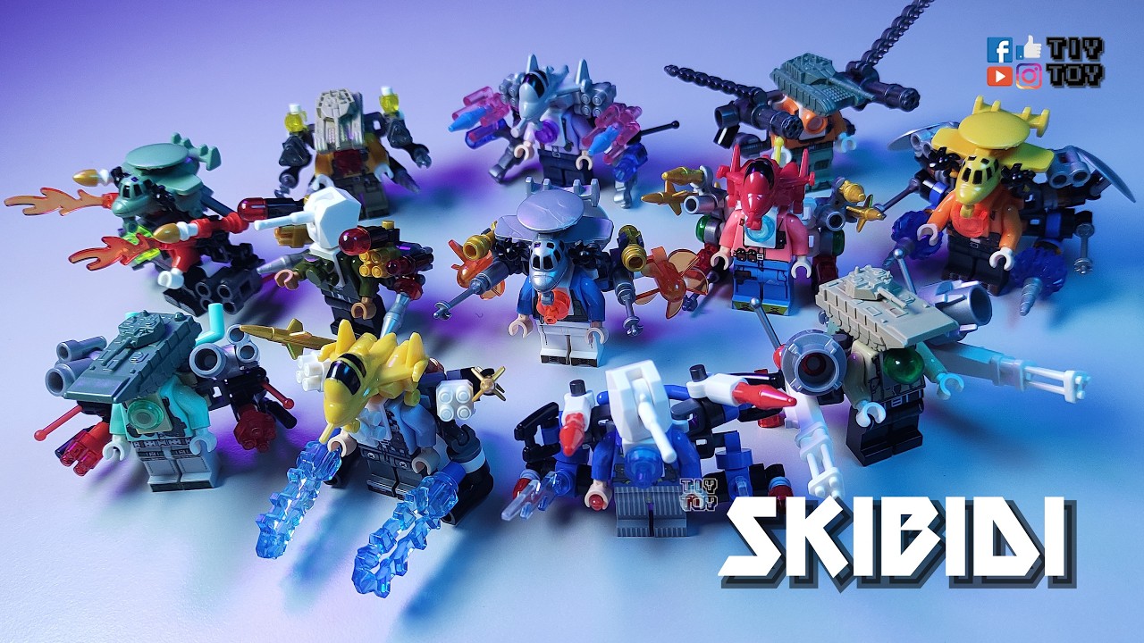 ⛔ NEW Skibidi Military Minifigures SEMBO Blocks 105151 Set Review