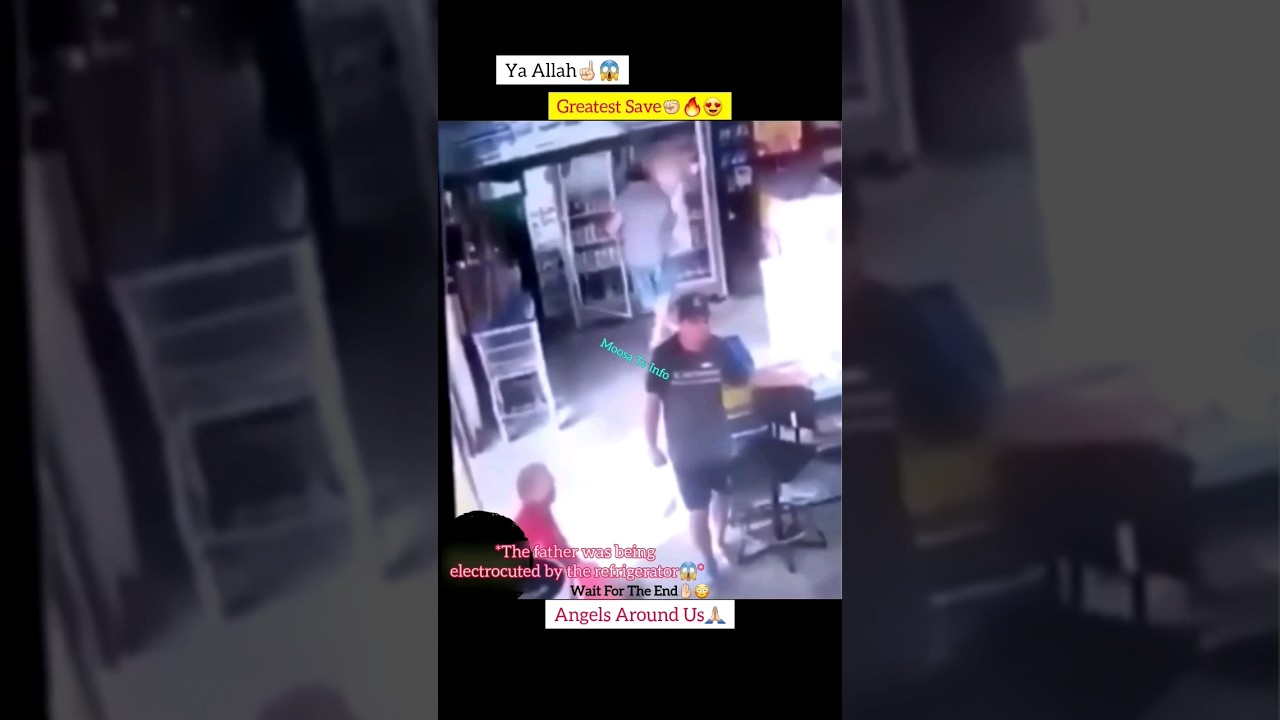 Greatest save! Man electrocuted in item store with son