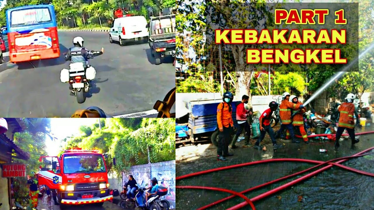 [PART 1] KEBAKARAN BENGKEL JL. SIMO GUNUNG BARAT TOL