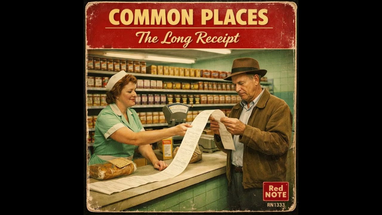 Common Places - The Long Receipt - Red Note Soul