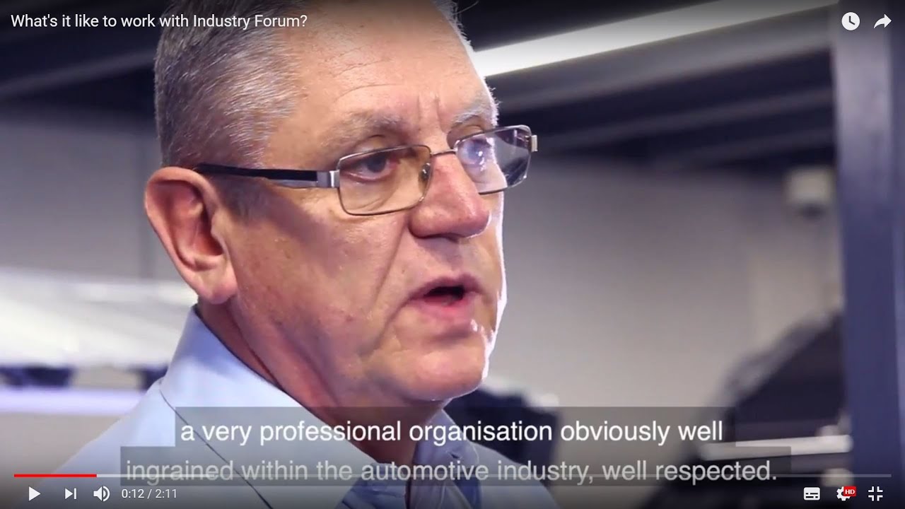 What's it like to work with Industry Forum?
