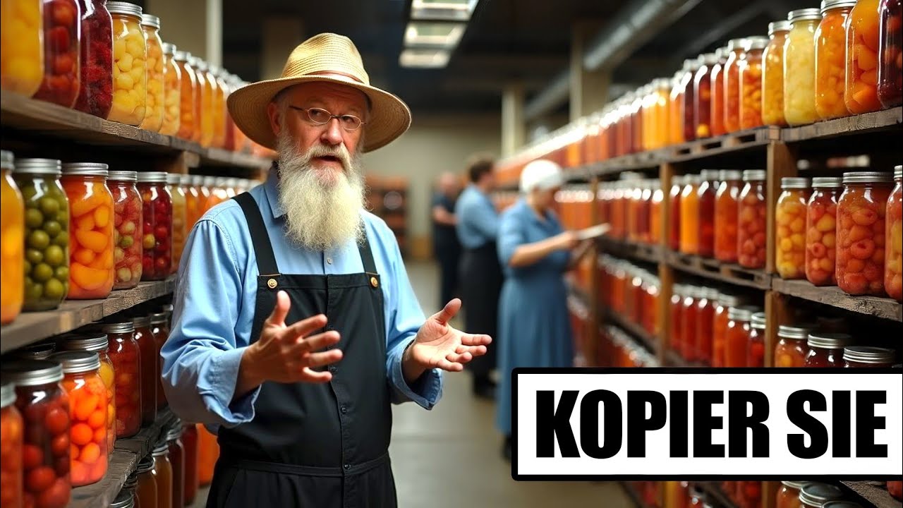 Wie die Amischen Früchte ohne Zucker und Chemikalien konservieren