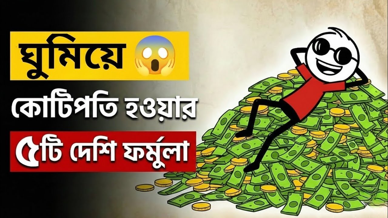 সবাই বলে ঘুমালেও টাকা আসে কিন্তু ৯০% মানুষ কেন ব্যর্থ?