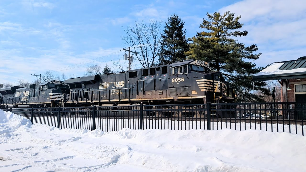 Northbound NS 26C intermodal on track one 