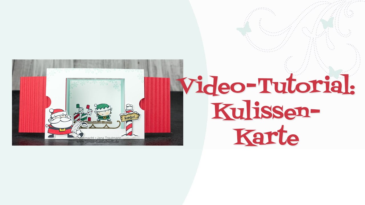 Tutorial: Weihnachtliche Kulissenkarte