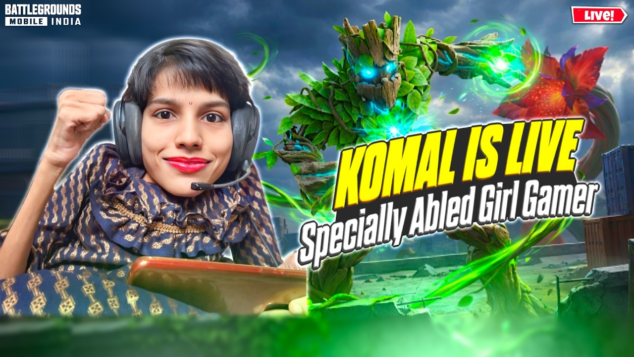 BGMI LIVE 🔴 NEW ALADDIN UPDATE GAMEPLAY ✨ KOMAL YT  #shortslive #shortsfeed #bgmilive #bgmi #pubg