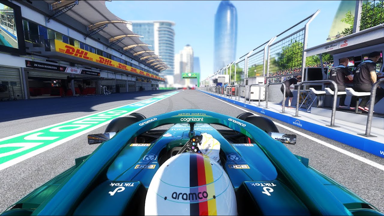 FORMULA 1 Game in REAL LIFE TV Graphics Looks IMMERSIVE || [4K HDR 60 fps]