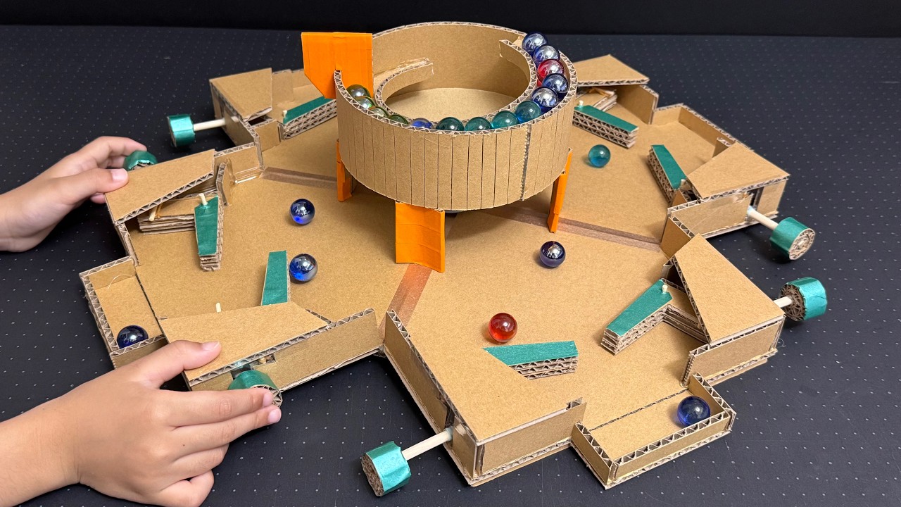 How to Make a Battle Pinball Game [ Battle Dome Toy ]