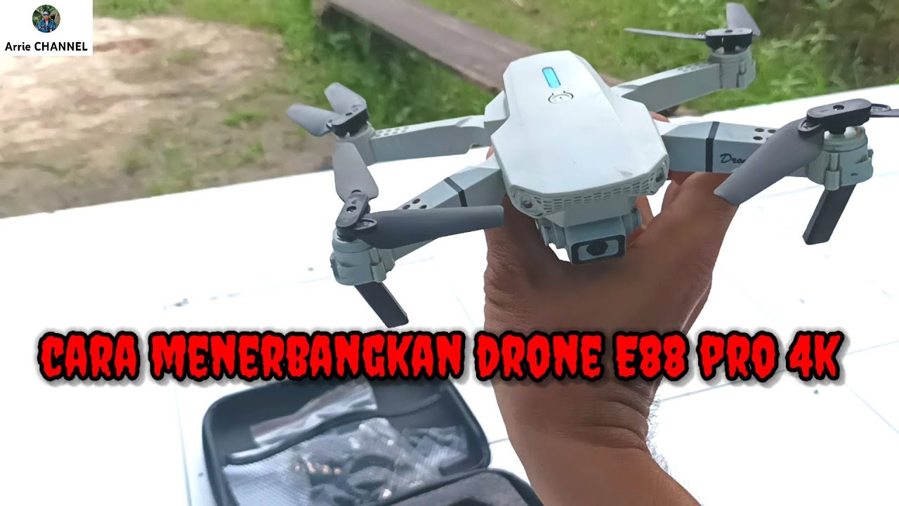 CARA MENERBANGKAN DRONE E88 PRO 4K || UNTUK PEMULA || DRONE FPV