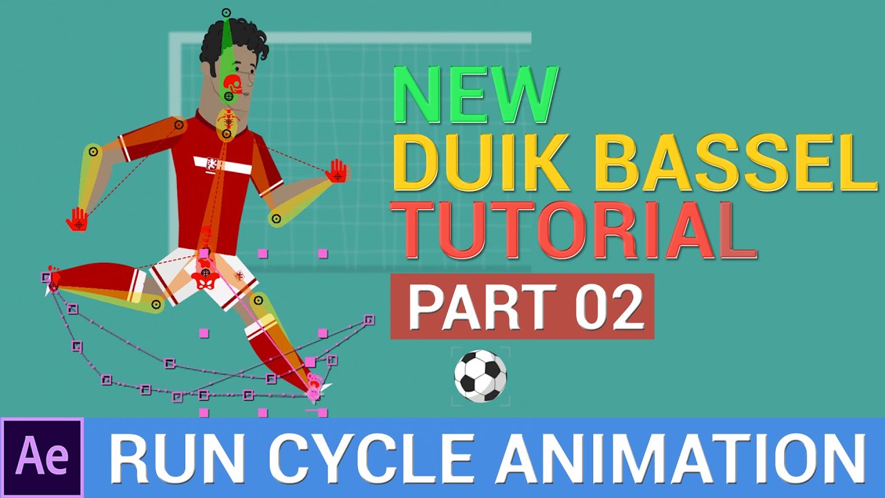 Full Body Run Cycle Animation in After Effects with Duik 16 (Bassel) | Part 2