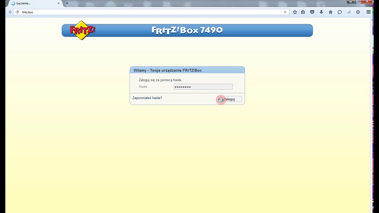 FRITZ!Box 7490 Konfiguracja modemu VDSL
