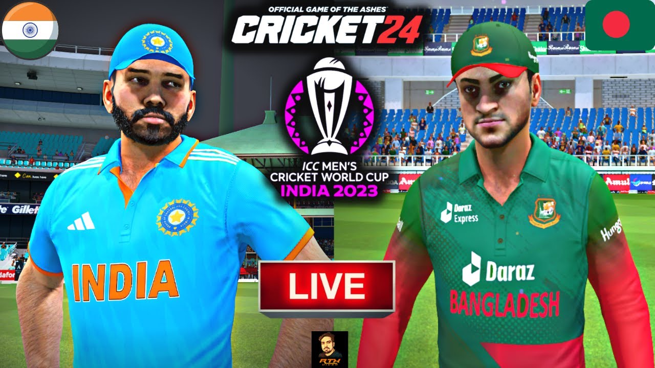 ICC Cricket World Cup 2023 | India vs Bangladesh Match | Cricket 24 Live | RtxVivek