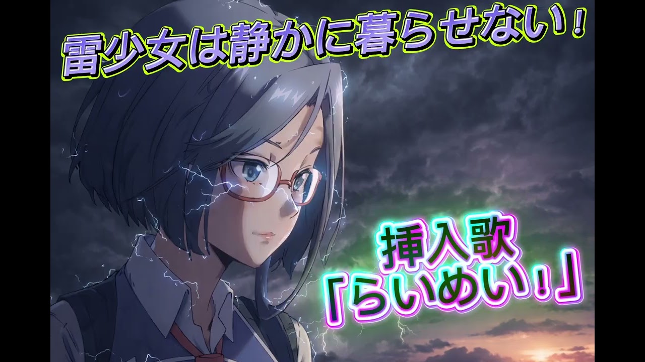 AIアニメ『雷少女は静かに暮らせない！』第二期挿入歌「らいめい！」