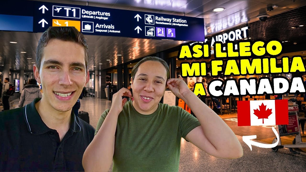 Así llego mi FAMILIA a Canada 🇨🇦//ESTO PASO EN MIGRACIÓN 😯✈️ #canada
