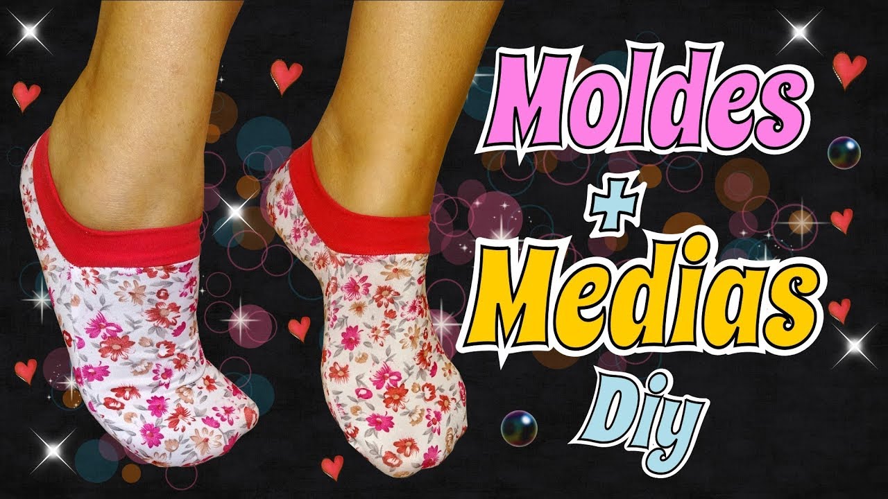 Como hacer moldes y coser medias Tutorial Costura facil prince