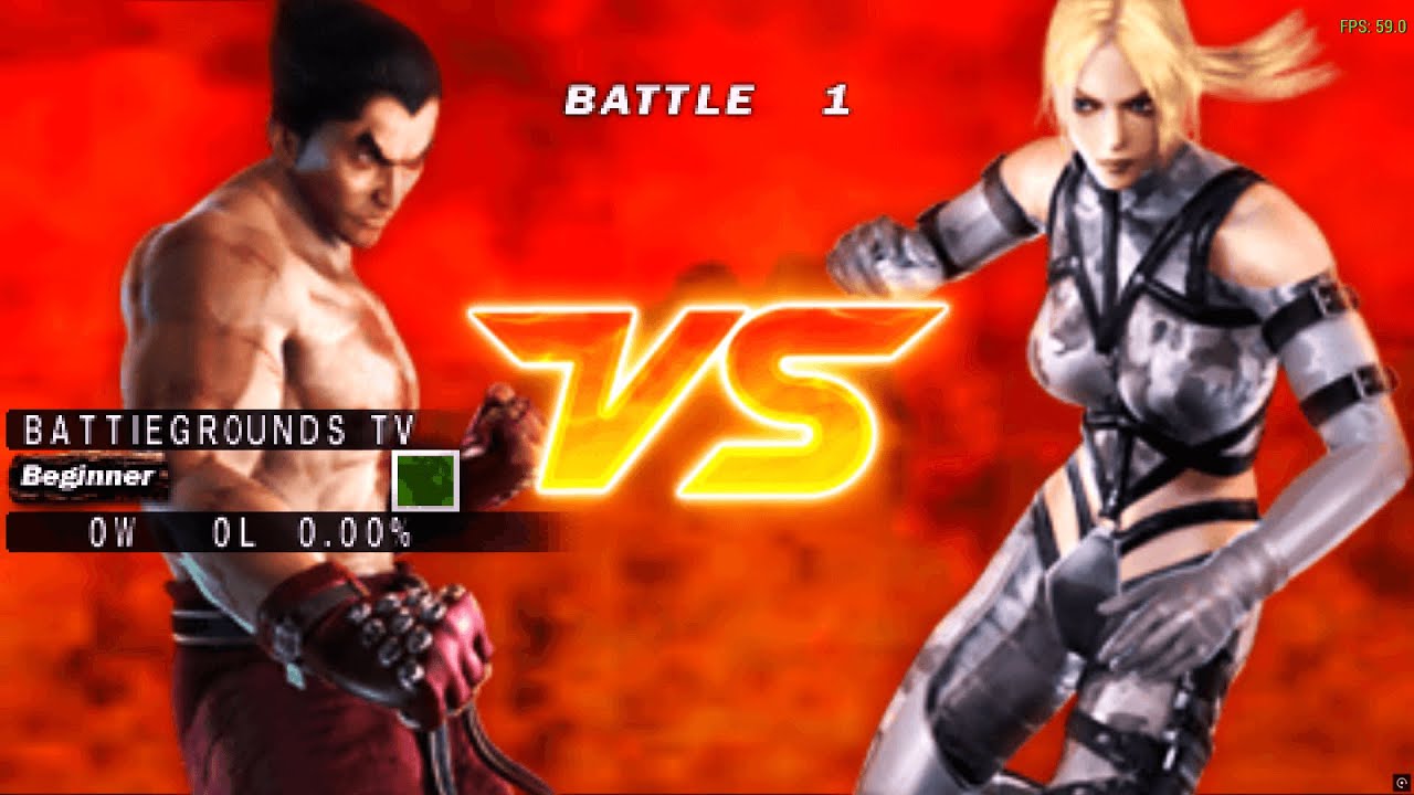 Kazuya vs Nina (Hardest AI) - Tekken 5.