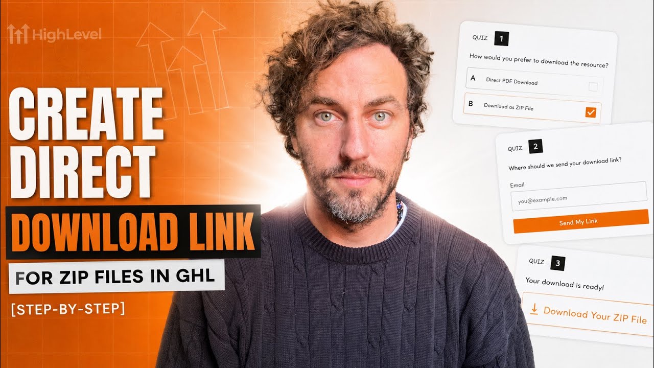 How to Create a Direct Download Link for ZIP Files in GoHighLevel (Step-by-Step Tutorial)