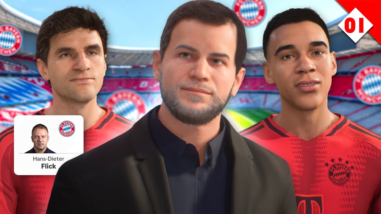 Hansi Flick zurück in München ❤️🤍 | # 01 FC Bayern München Managerkarriere EA FC 25