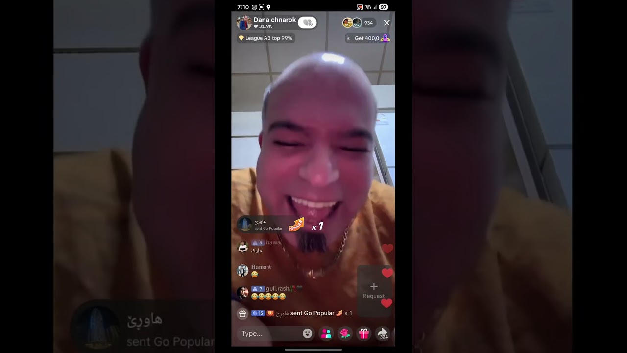 لایڤی تازە دانای چنارۆک و چێنەر مەهدی دێوانە 😂😂