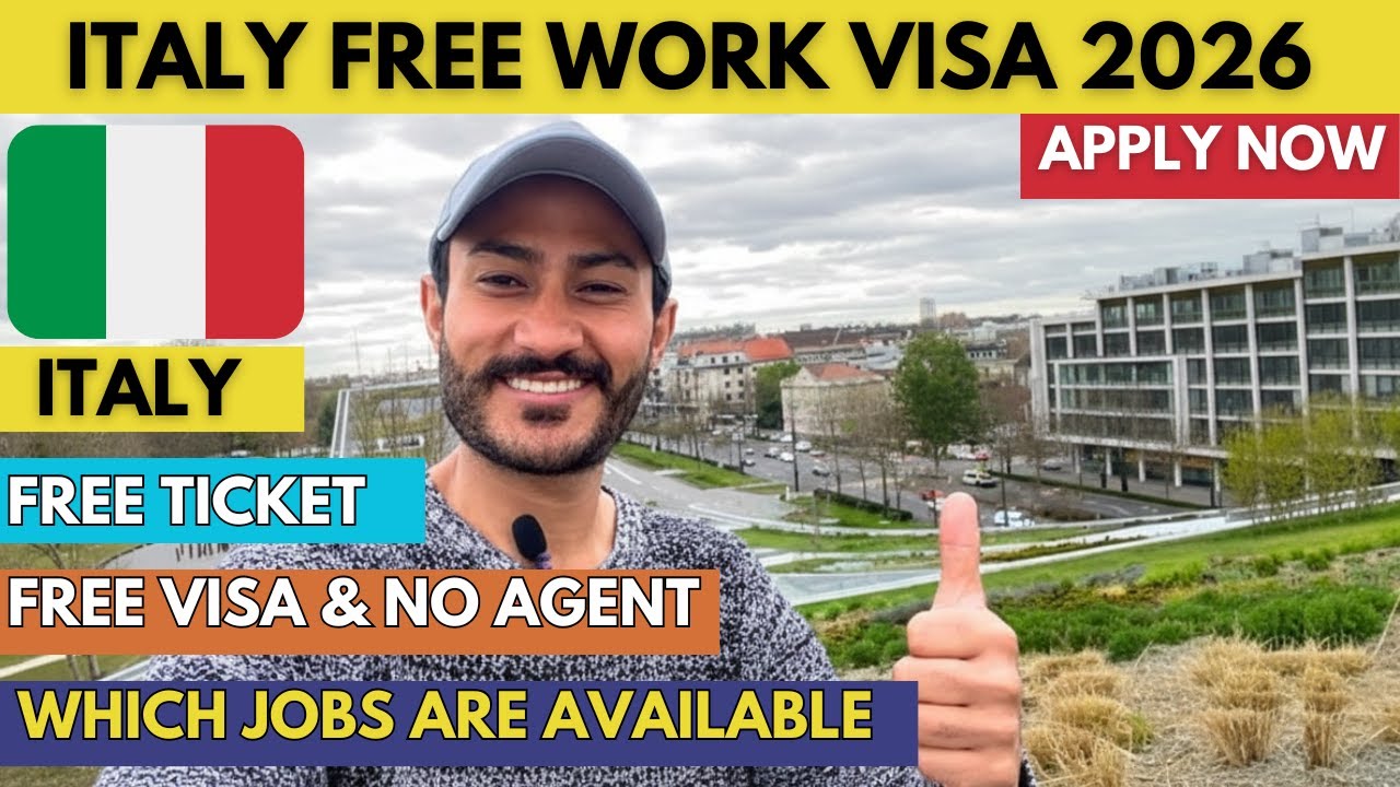 Italy Free Work Visa 2025&ndash;2026  || Which Jobs are Available || 10,500 Jobs for Pakistanis