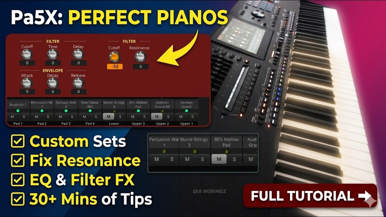 Korg Pa5X tutorial: Piano demos and keyboard sets