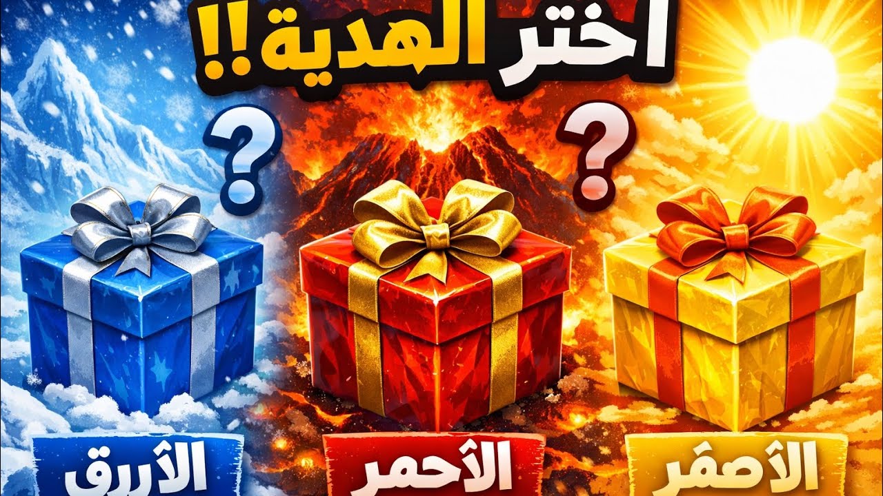 🎁✨ اختر هديتك الزجاجية: الأصفر 💛 أم الأحمر ❤️ أم الأزرق 💙؟