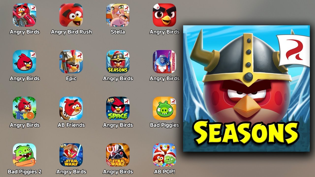 Angry Birds Seasons [2010] Последнее обновление Apk - Обзор игрового процесса на Android.