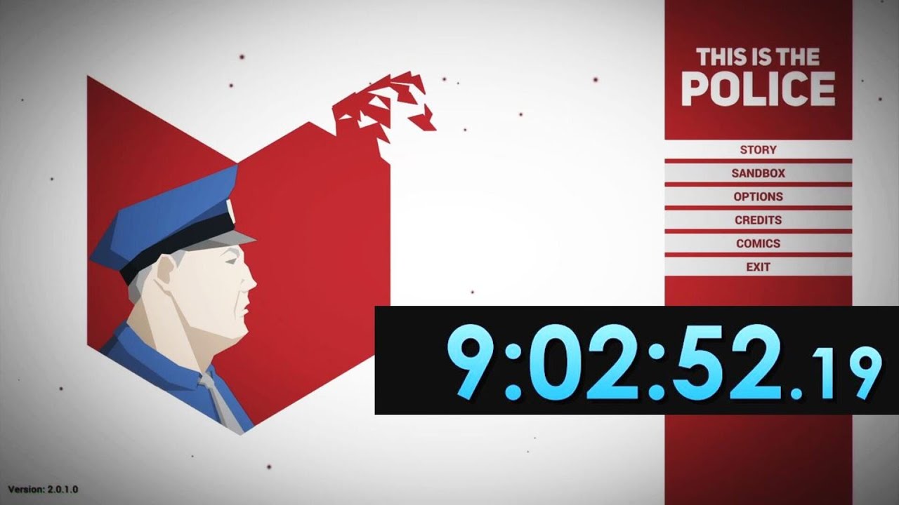 This Is The Police - Any% Speedrun [9:02:52] 'Canon' Ending (Former WR)