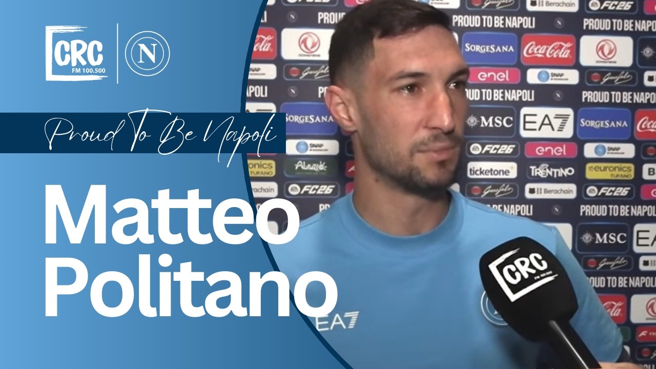 #ProudToBeNapoli 💙 MATTEO #POLITANO A RADIO CRC: «Divieto trasferte ai tifosi? Una perdita per noi!»
