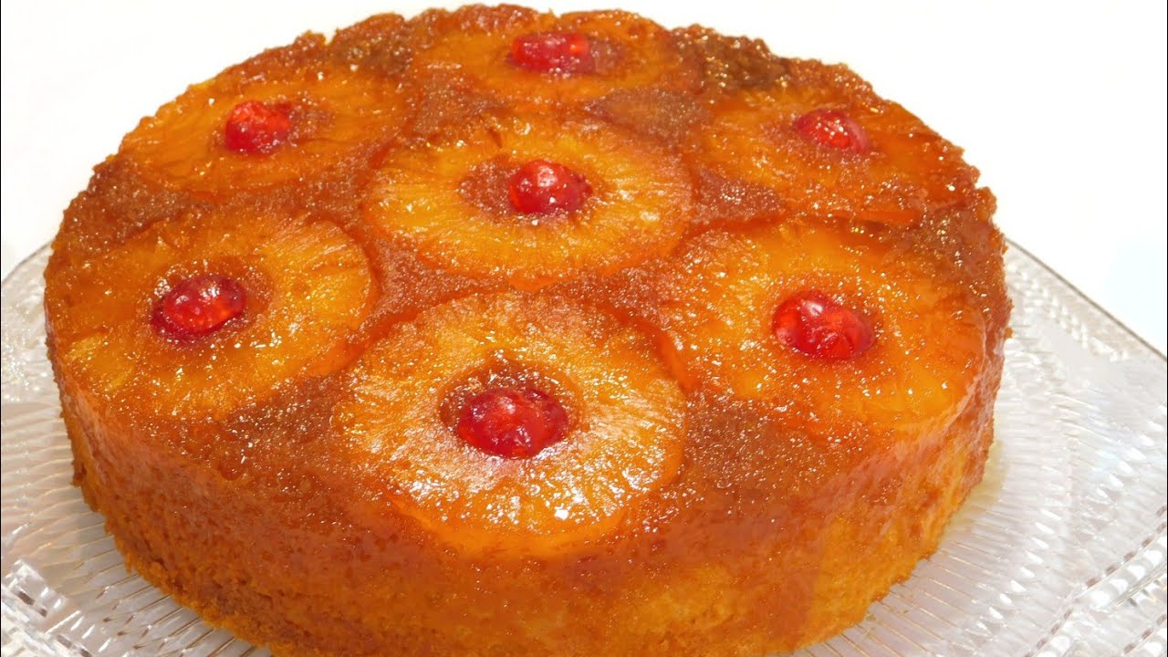 VOLTEADO DE PIÑA SIN HORNO RICO Y FACIL DE HACER