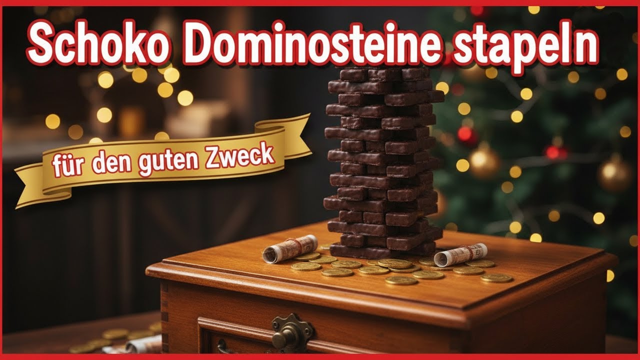 Schoko Dominosteine stapeln!