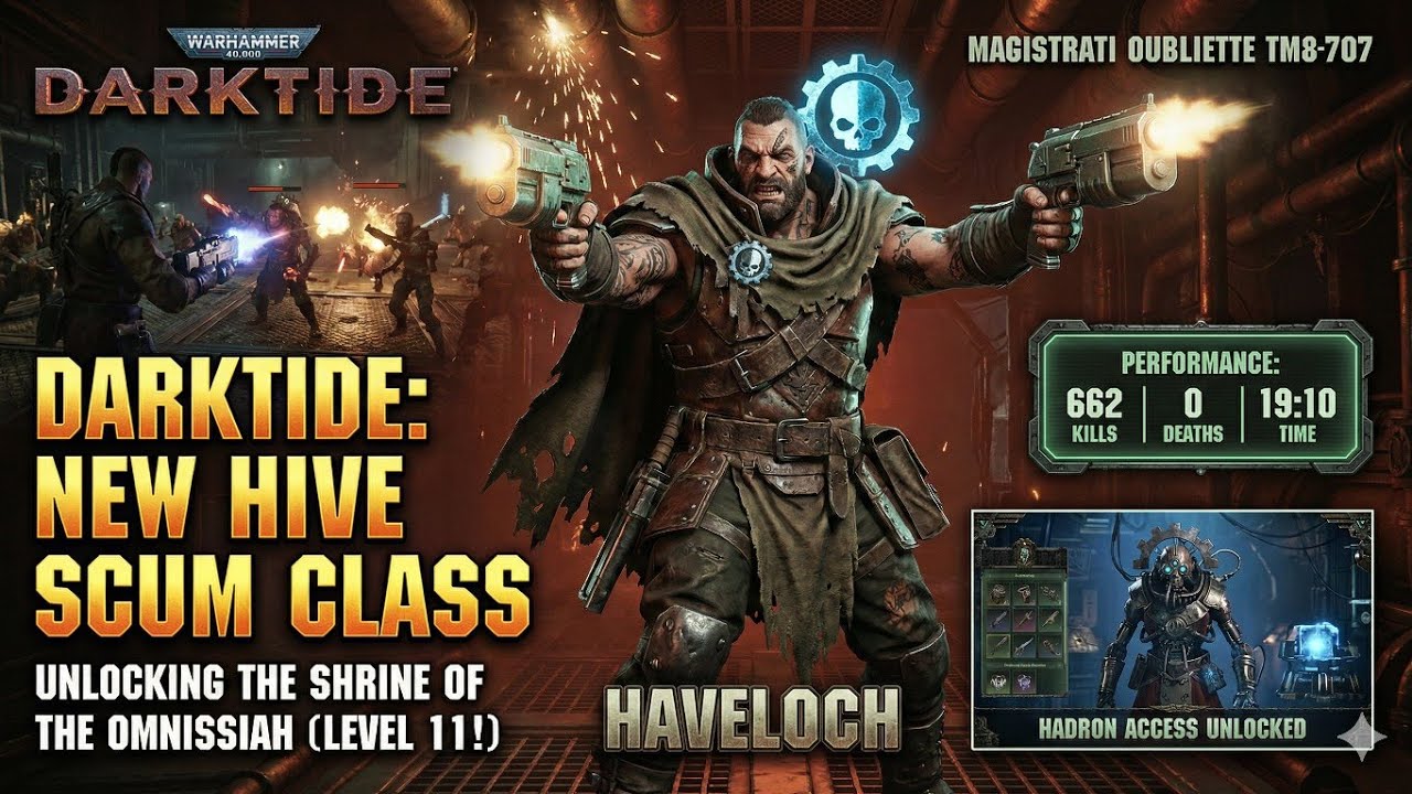 Darktide: Unlocking the Shrine of the Omnissiah with the Hive Scum Class