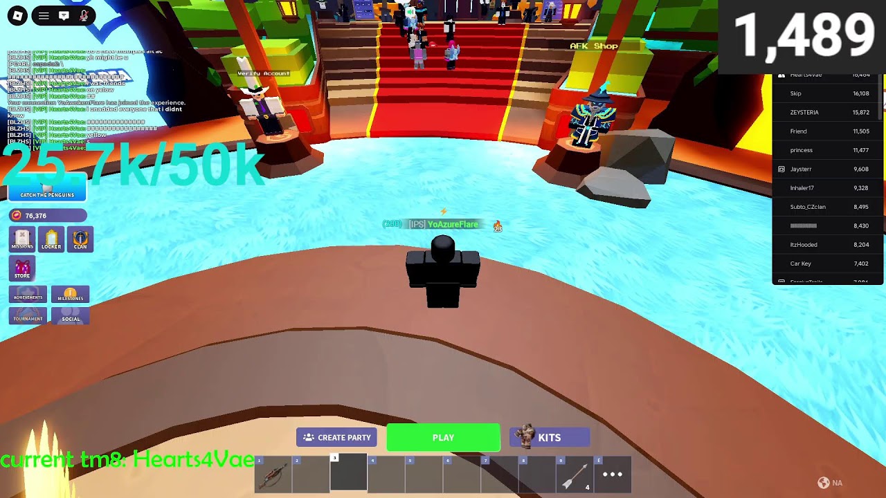 🔴LIVE | BedWars Duels | Grinding for 50k Wins | Top 1 MLBx3 | (Roblox Bedwars)