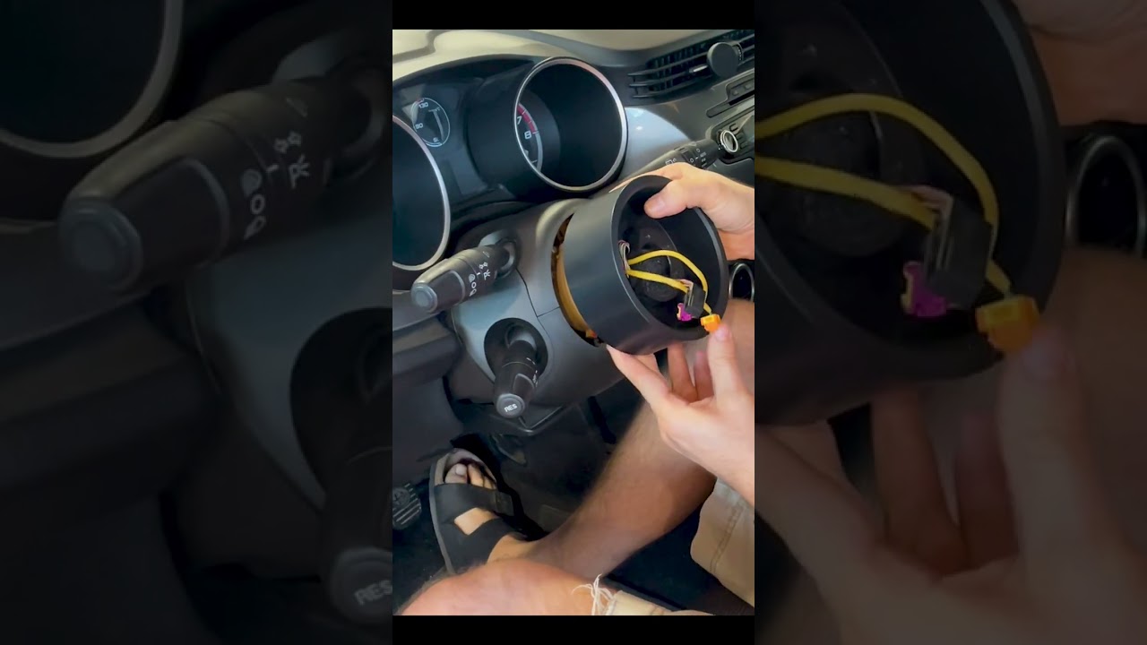 Installazione distanziale al volante su Alfa Giulietta
