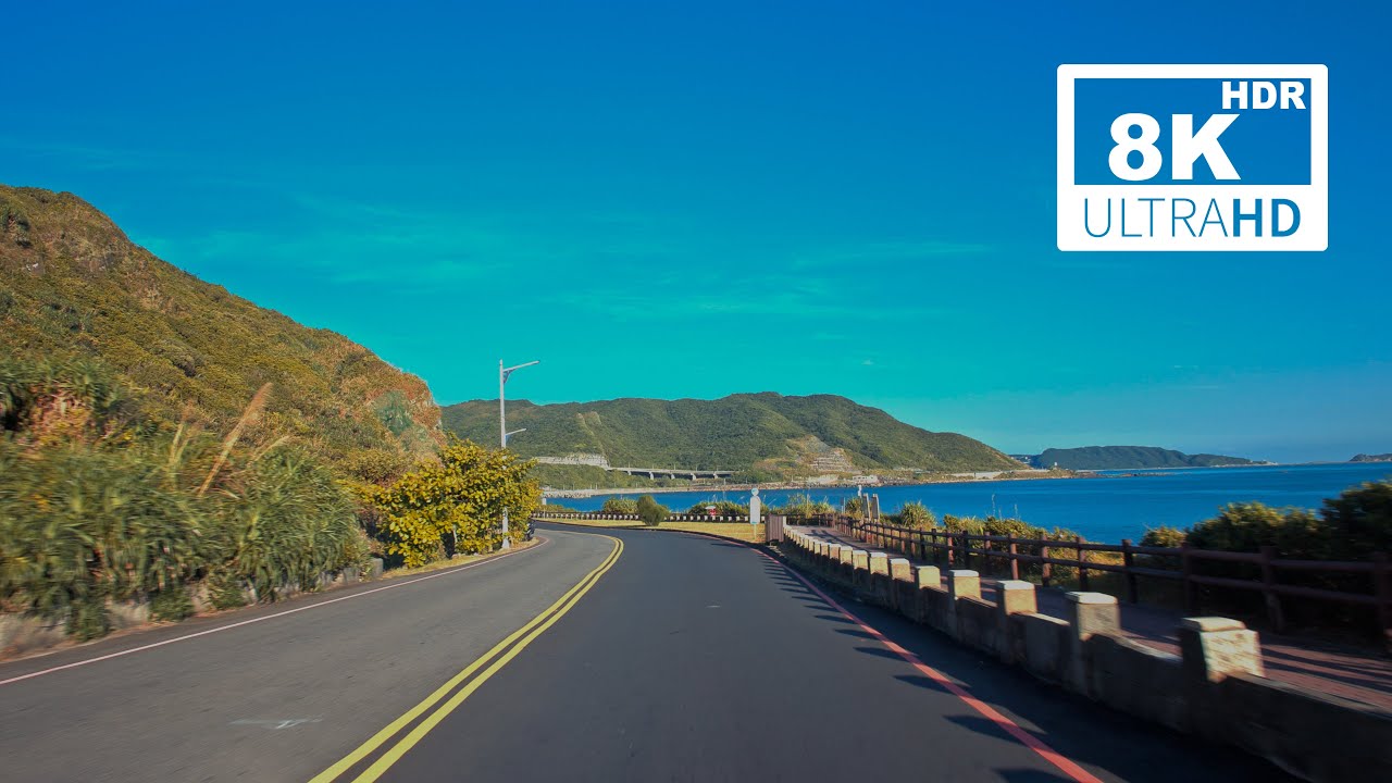 Morning Coastal Drive &ndash; Taipei to Taiwan North Coast | 8K HDR City Ride