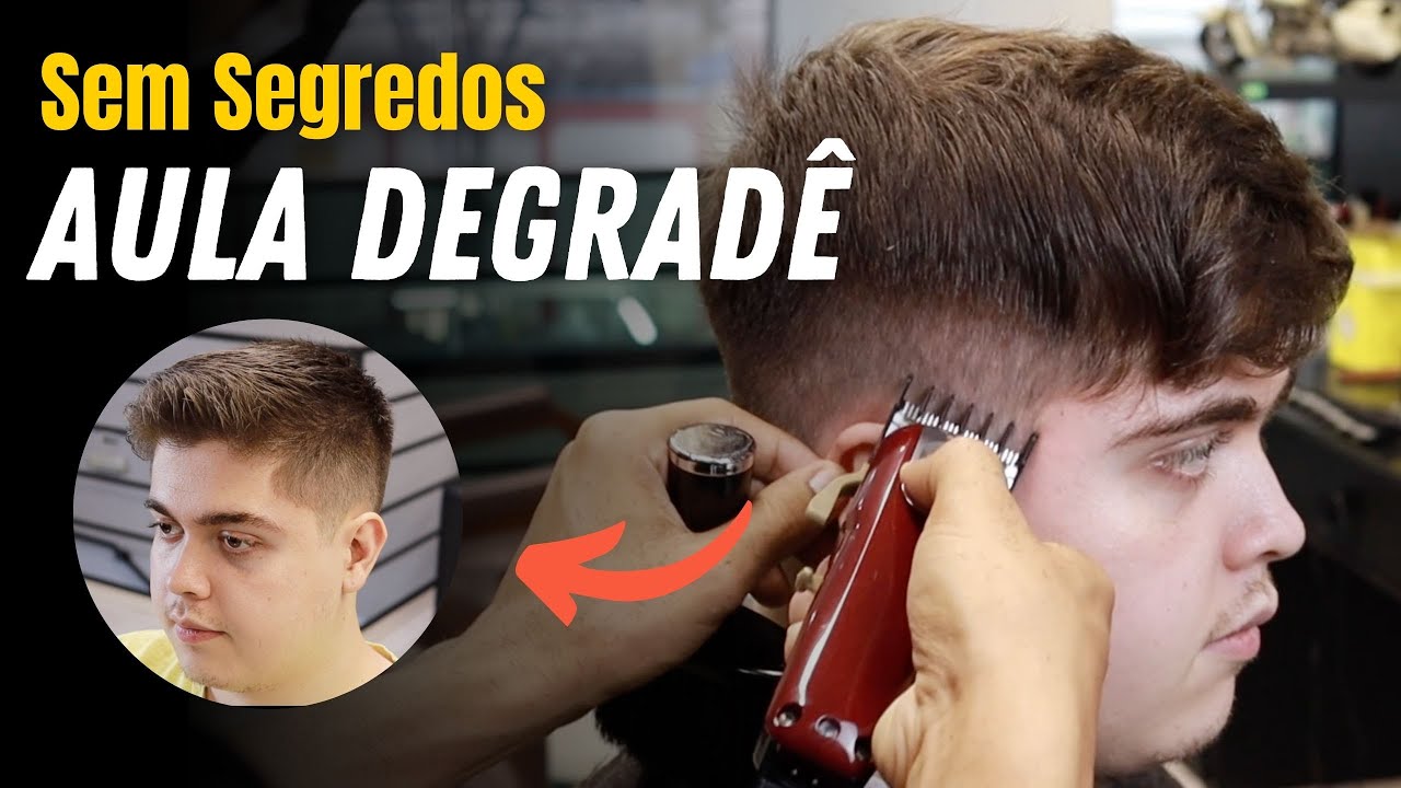 PASSO A PASSO COMPLETO DEGRADÊ 😱 Corte Para o Dia a Dia 💈 com Farley Santiago